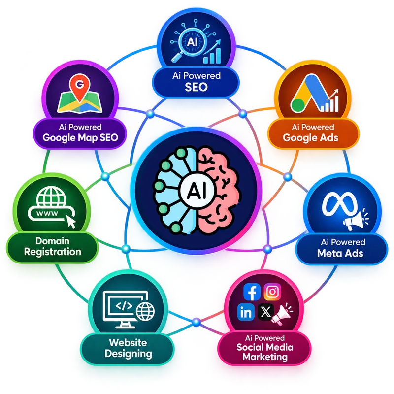 AI-powered digital marketing services by DVTPL